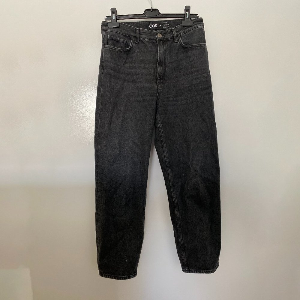 COS faded black jeans - tapered